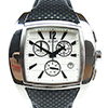 Joop Chronograph Herren-Uhr mit schwarzem Lederarm