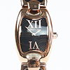 Cerruti Damen-Uhr, rose-gold, schwarzes Lederarmband, schwarzes Ziffernblatt CRR002C222A