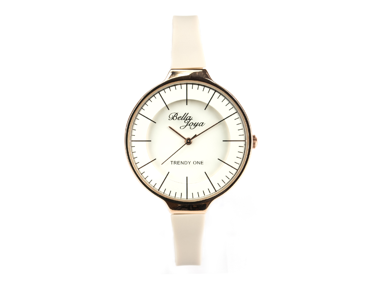 Trendy One, formschöne Modeuhr, rot